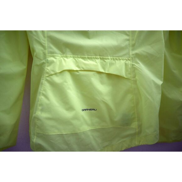 Louis Garneau 1030266 Women's Sz S Bright Yellow Sleet WP Cycling Jacket - Picture 7 of 12